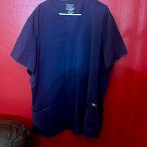 5x Cherokee revolution navy scrub top